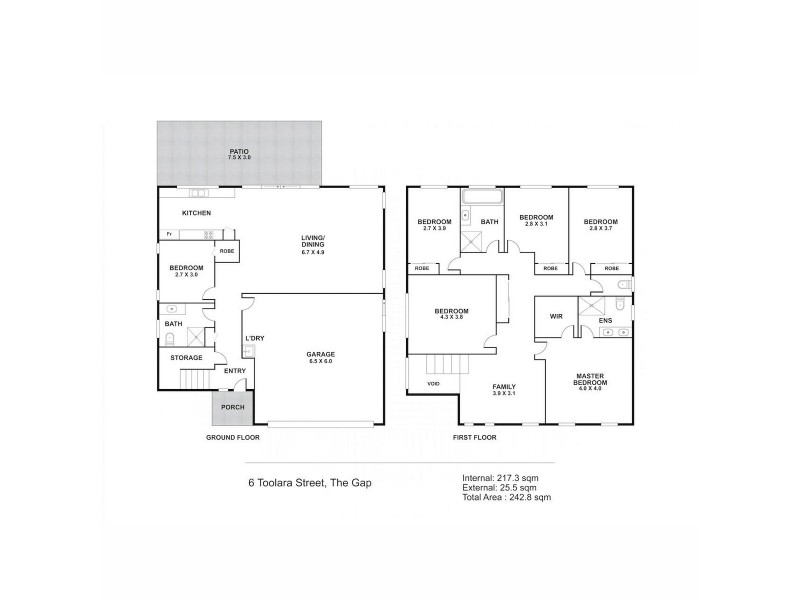 6 Toolara Street, The Gap QLD 4061 Floorplan