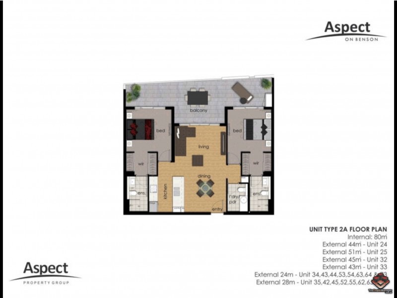 32/68 Benson Street, Toowong QLD 4066 Floorplan