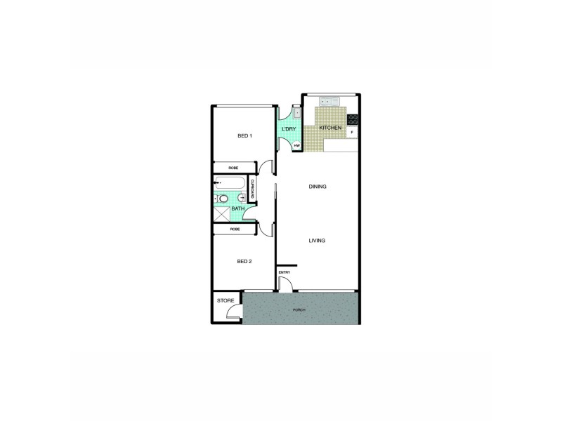 2/1 Edwell Place, Lyneham ACT 2602 Floorplan