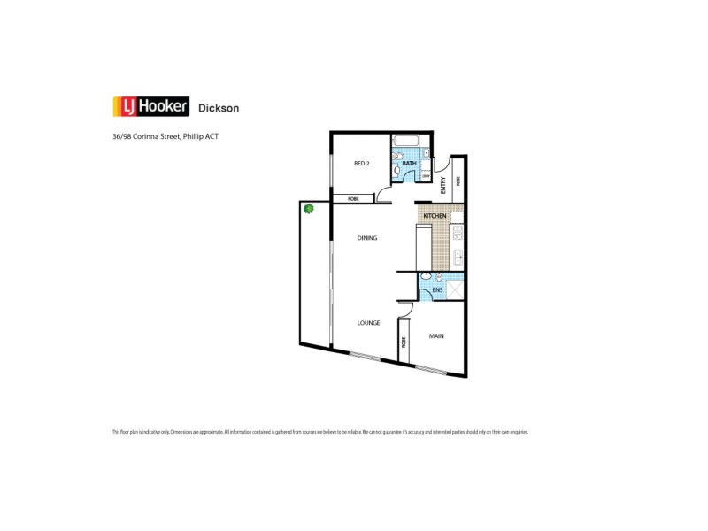 36/98 Corinna Street, Phillip ACT 2606 Floorplan