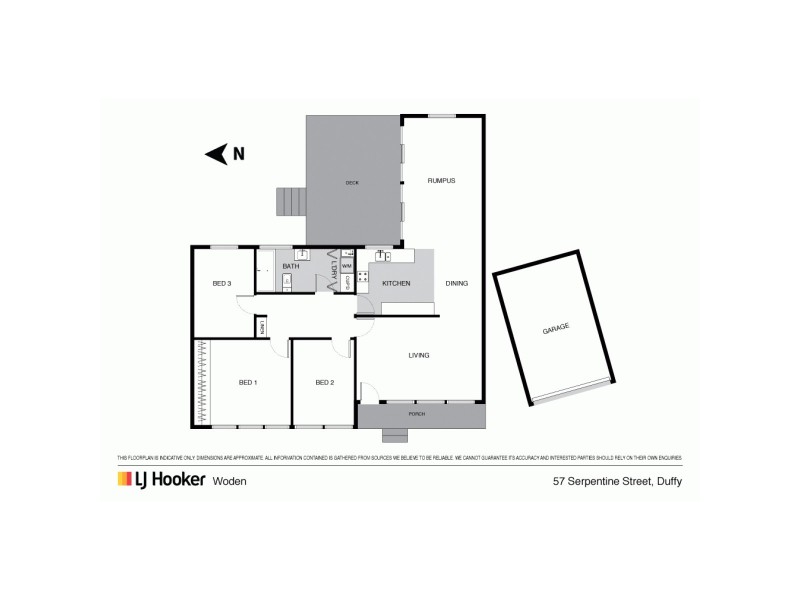 57 Serpentine Street, Duffy ACT 2611 Floorplan