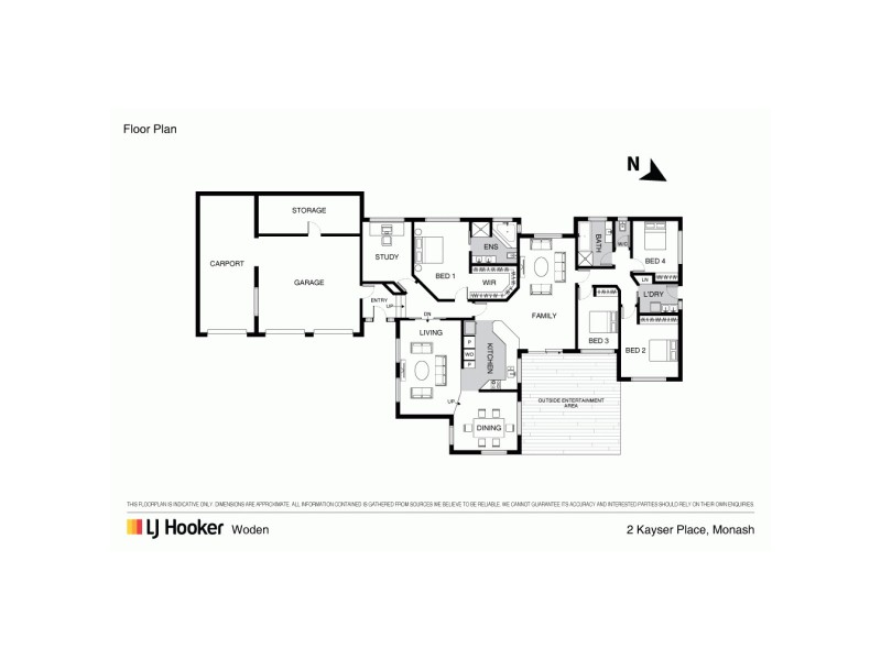 2 Kayser Place, Monash ACT 2904 Floorplan