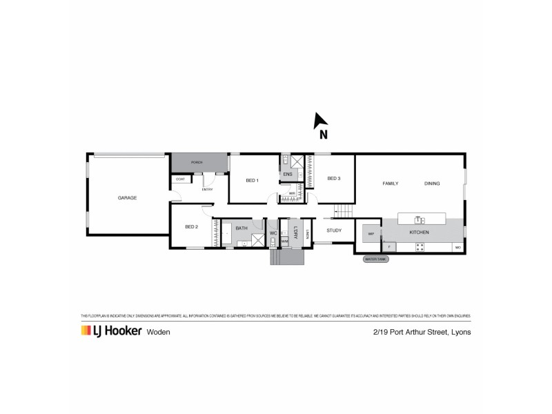 2/19 Port Arthur Street, Lyons ACT 2606 Floorplan
