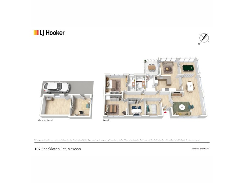 107 Shackleton Circuit, Mawson ACT 2607 Floorplan