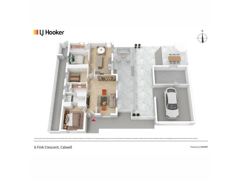 6 Fink Crescent, Calwell ACT 2905 Floorplan