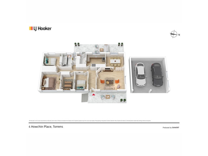 4 Howchin Place, Torrens ACT 2607 Floorplan