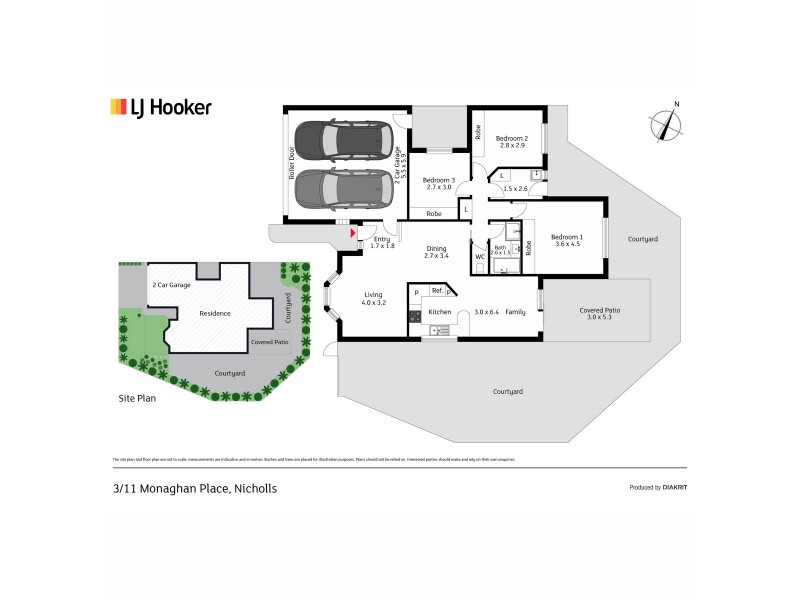 3/11 Monaghan Place, Nicholls ACT 2913 Floorplan