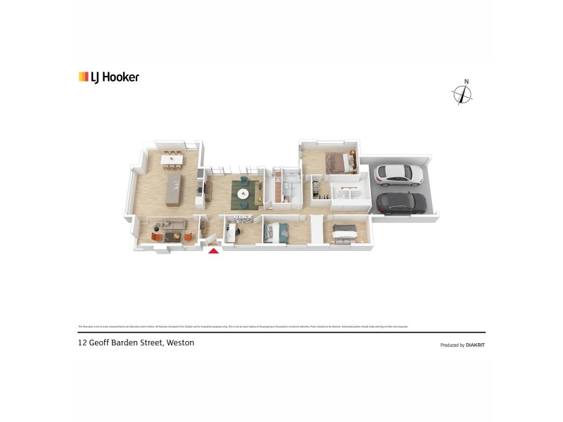 12 Geoff Bardon Street, Weston ACT 2611 Floorplan