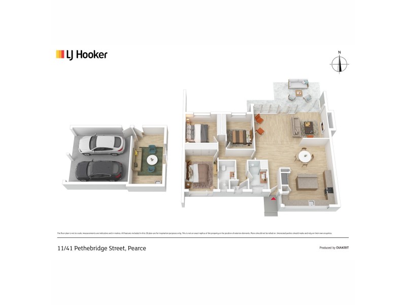 11/41 Pethebridge Street, Pearce ACT 2607 Floorplan