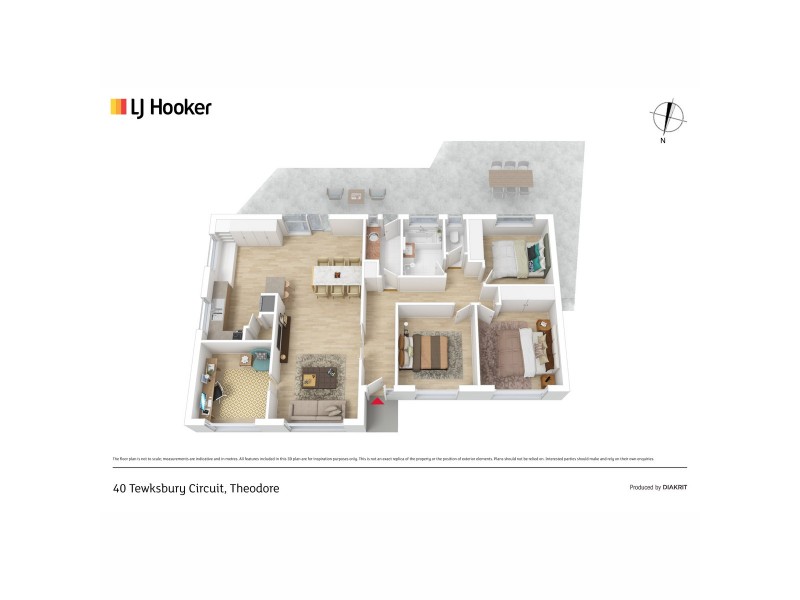40 Tewksbury Circuit, Theodore ACT 2905 Floorplan