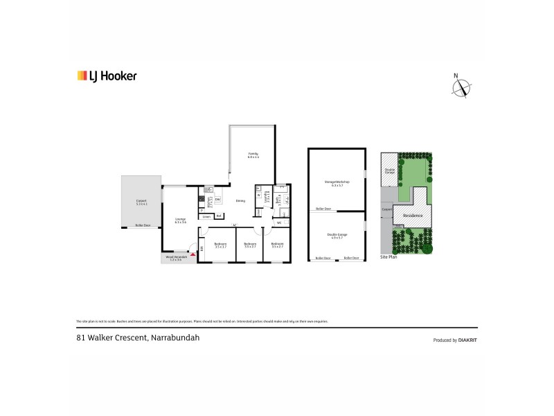 81 Walker Crescent, Narrabundah ACT 2604 Floorplan