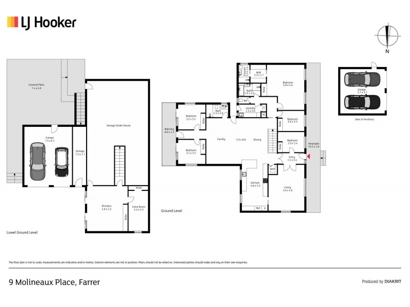 9 Molineaux Place, Farrer ACT 2607 Floorplan