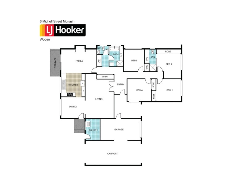 6 Michell Street, Monash ACT 2904 Floorplan
