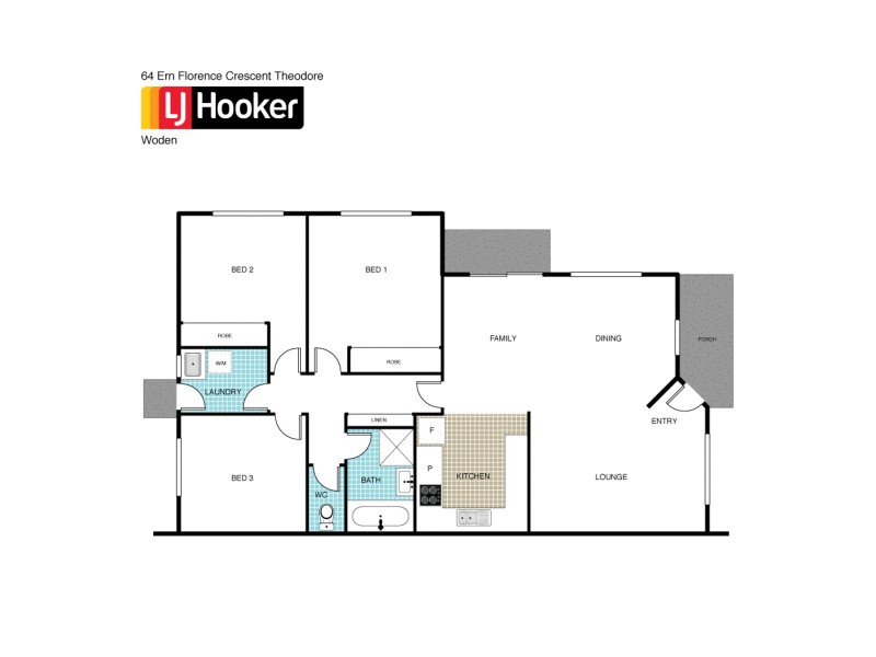 64 Ern Florence Crescent, Theodore ACT 2905 Floorplan