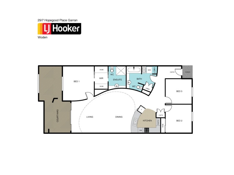 29/7 Hopegood Place, Garran ACT 2605 Floorplan