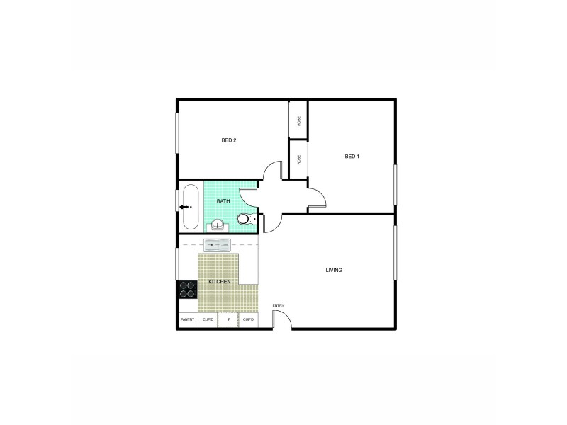 58/3 Waddell Place, Curtin ACT 2605 Floorplan