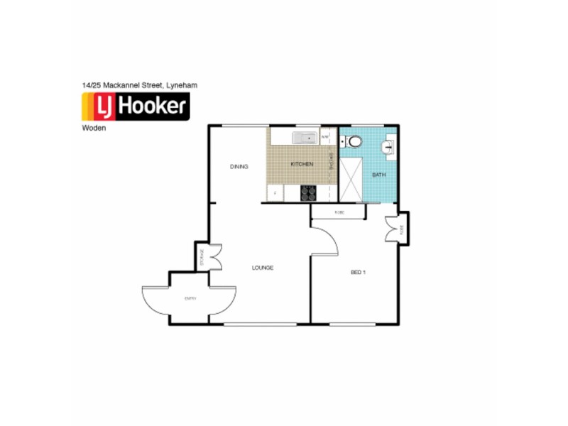 14/25 Mackennal Street, Lyneham ACT 2602 Floorplan