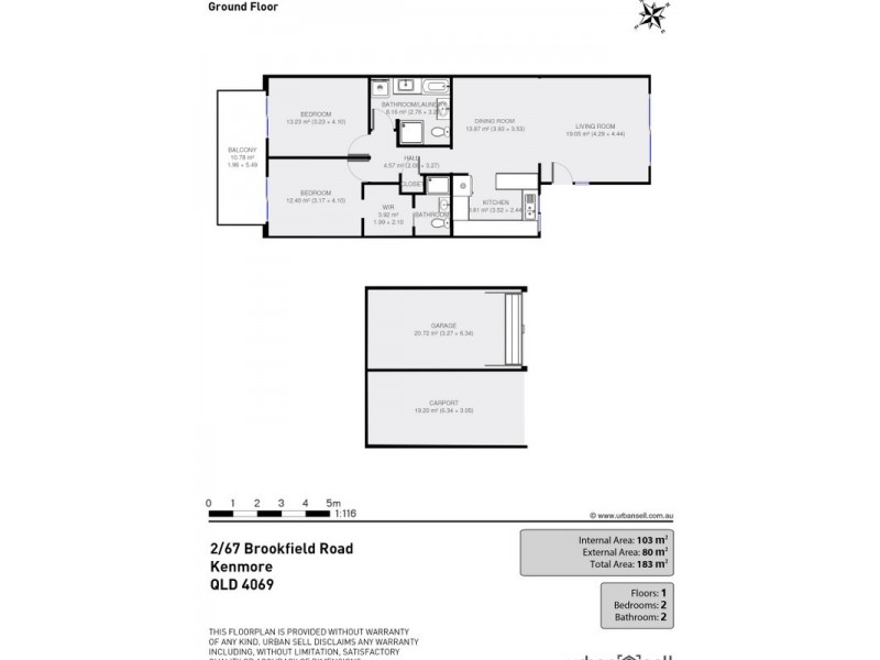 2/67 Brookfield Road, Kenmore QLD 4069
