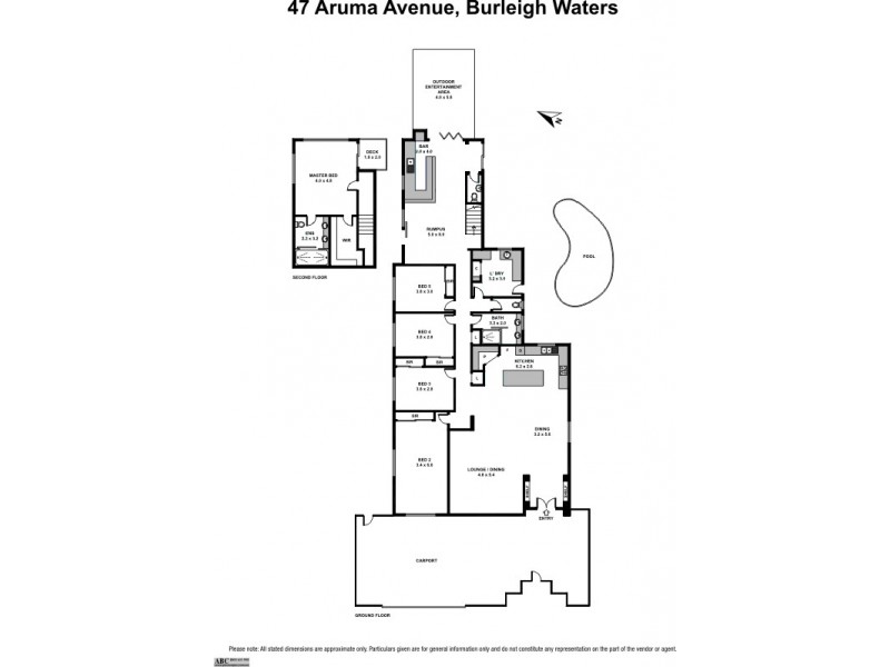 47 Aruma Avenue, Burleigh Waters QLD 4220 Floorplan
