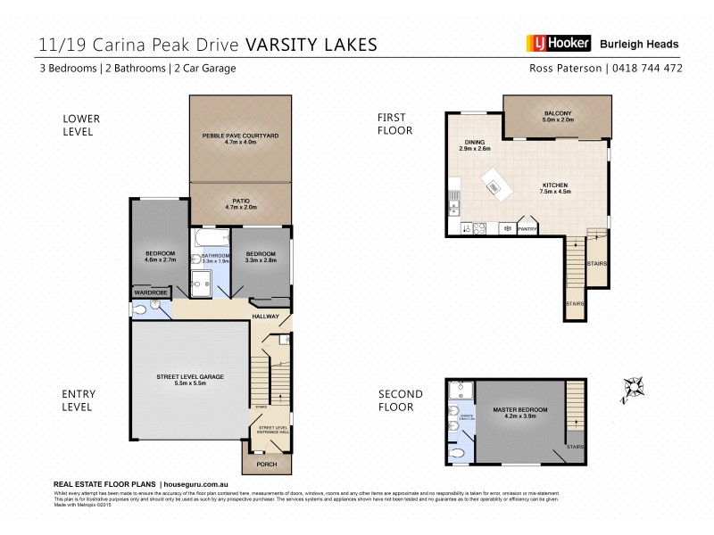 11/19 Carina Peak Drive, Varsity Lakes QLD 4227 Floorplan