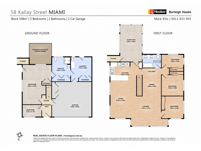 58 Kallay St, Miami QLD 4220 Floorplan