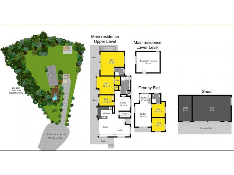 114 Bridgman Drive, Reedy Creek QLD 4227 Floorplan