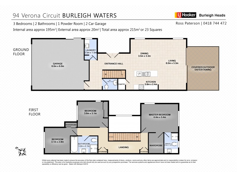 94 Verona Circuit, Burleigh Waters QLD 4220 Floorplan