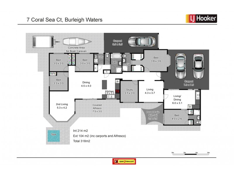 7 Coral Sea Ct, Burleigh Waters QLD 4220 Floorplan