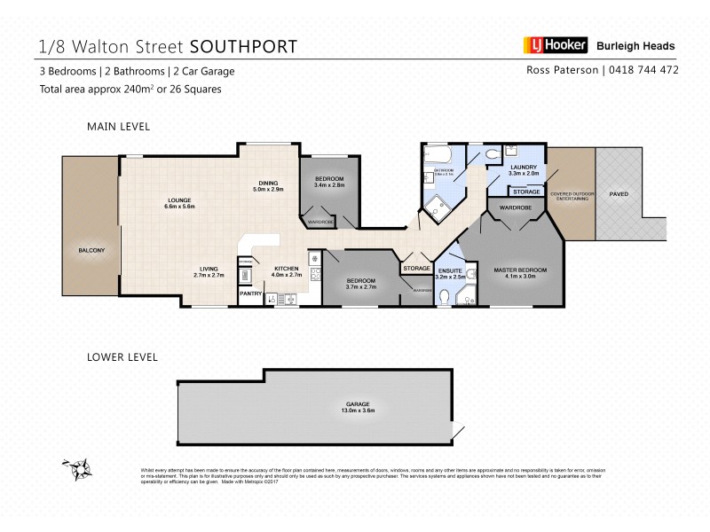 1/8 Walton Street, Southport QLD 4215 Floorplan