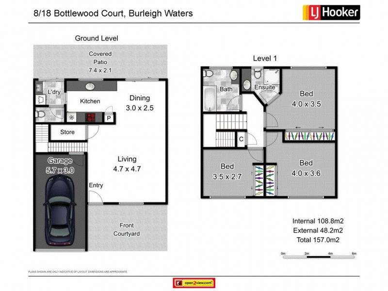 8/18 Bottlewood Court, Burleigh Waters QLD 4220 Floorplan
