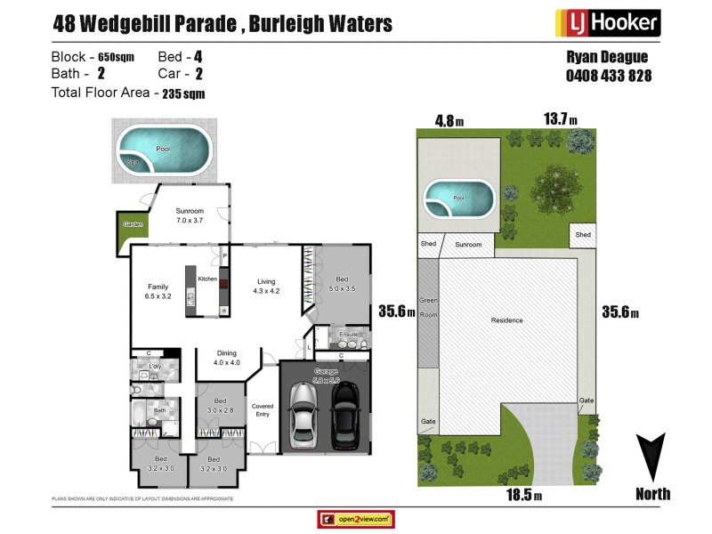 48 Wedgebill Pde, Burleigh Waters QLD 4220 Floorplan