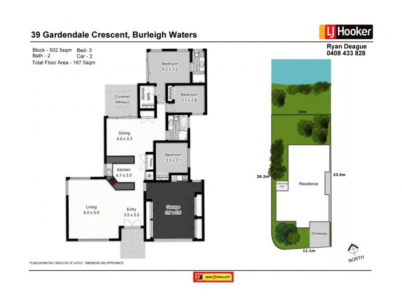 39 Gardendale Crescent, Burleigh Waters QLD 4220 Floorplan