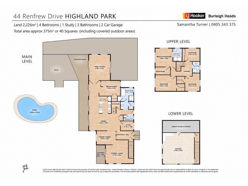 44 Renfrew Drive, Highland Park QLD 4211 Floorplan