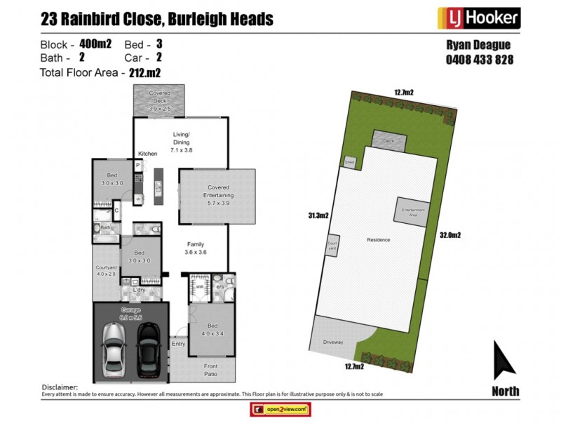 23 Rainbird Close, Burleigh Waters QLD 4220 Floorplan