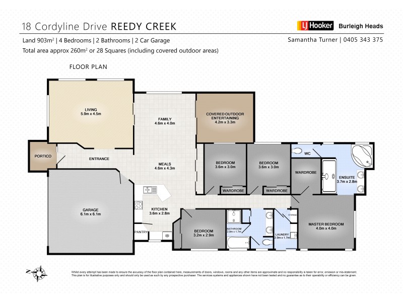 18 Cordyline Drive, Reedy Creek QLD 4227 Floorplan