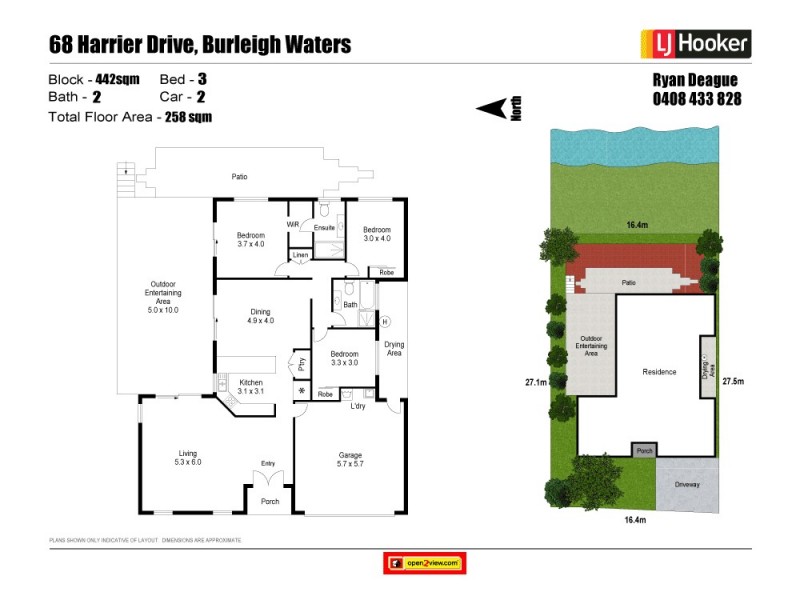 68 Harrier Drive, Burleigh Waters QLD 4220 Floorplan