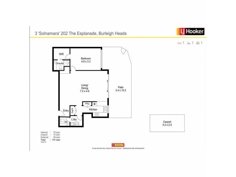 3/202 The Esplanade, Burleigh Heads QLD 4220 Floorplan