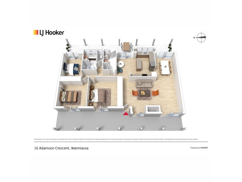 16 Adamson Crescent, Wanniassa ACT 2903 Floorplan