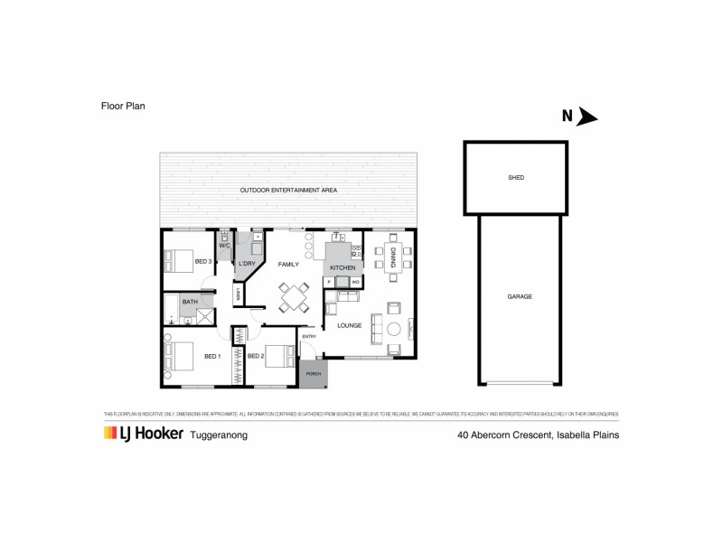 40 Abercorn Crescent, Isabella Plains ACT 2905 Floorplan
