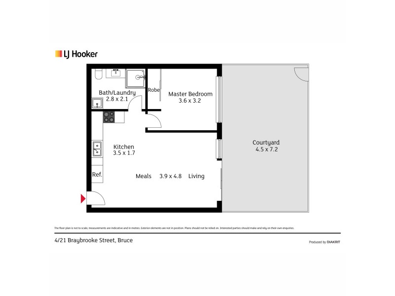 4/21 Braybrooke Street, Bruce ACT 2617 Floorplan