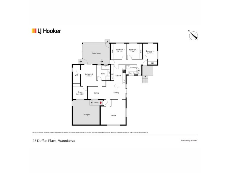 23 Duffus Place, Wanniassa ACT 2903 Floorplan