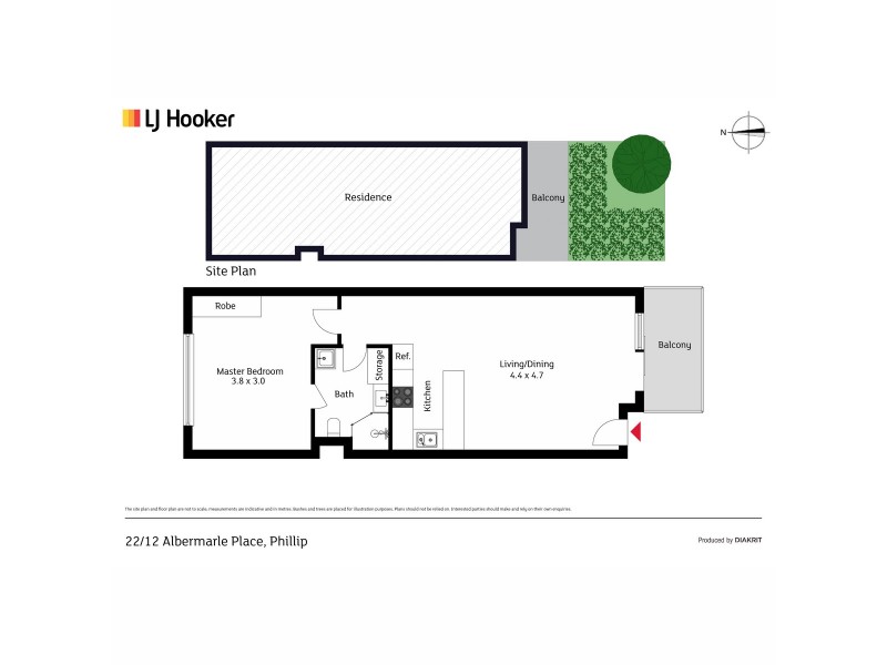 22/12 Albermarle Place, Phillip ACT 2606 Floorplan