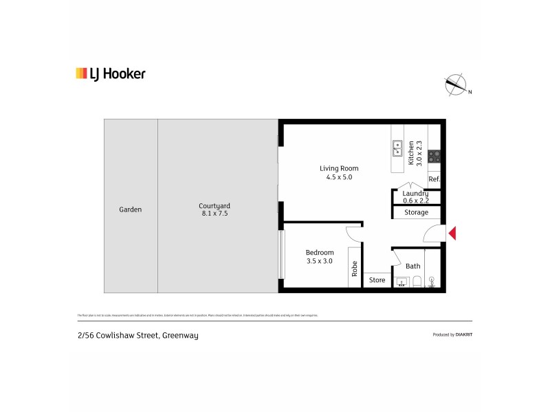 2/56 Cowlishaw Street, Greenway ACT 2900 Floorplan