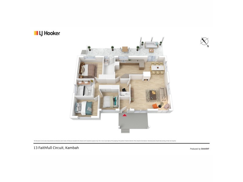 13 Faithfull Circuit, Kambah ACT 2902 Floorplan