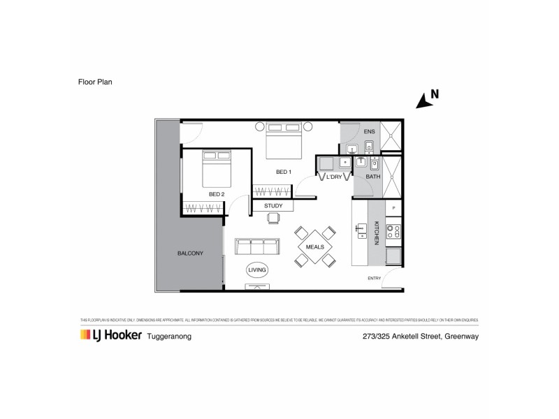 273/325 Anketell Street, Greenway ACT 2900 Floorplan