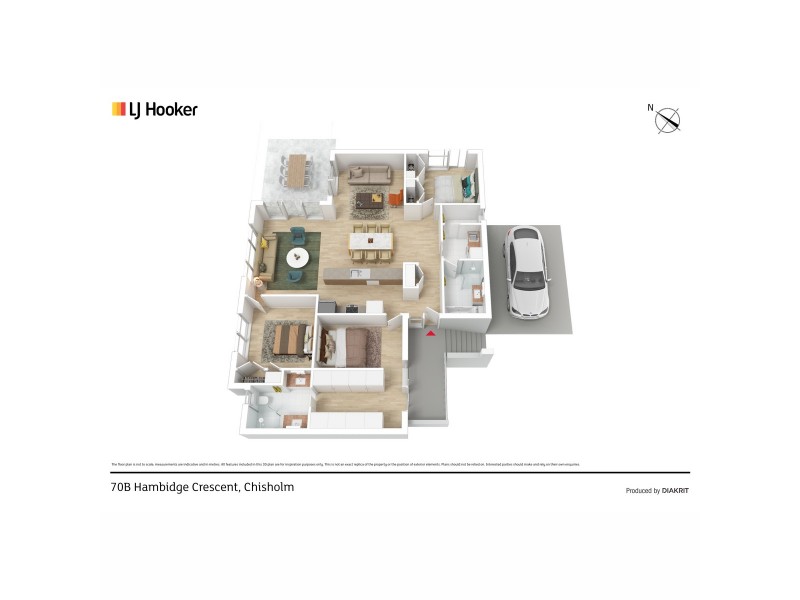 70B Hambidge Crescent, Chisholm ACT 2905 Floorplan