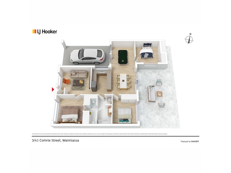 3/41 Comrie Street, Wanniassa ACT 2903 Floorplan