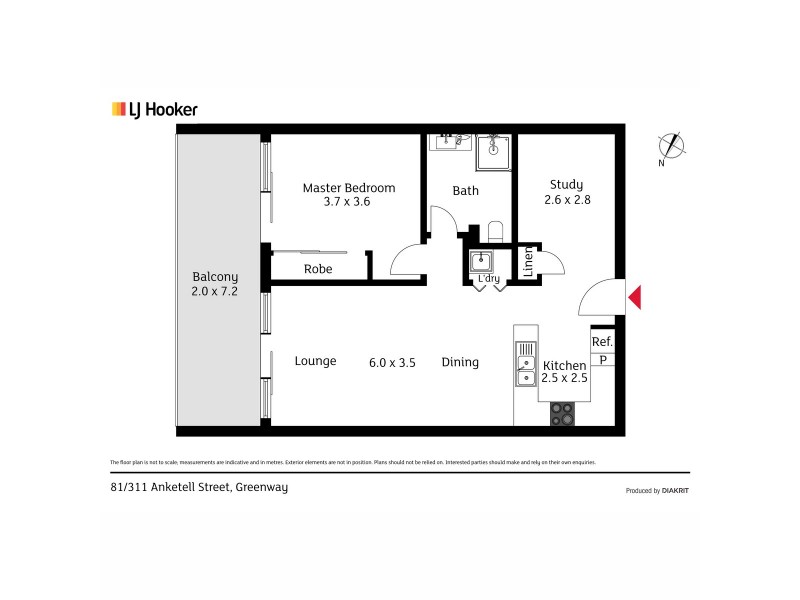 81/311 Anketell Street, Greenway ACT 2900 Floorplan
