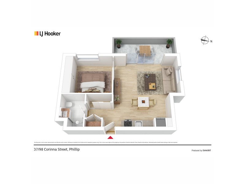 37/98 Corinna Street, Phillip ACT 2606 Floorplan