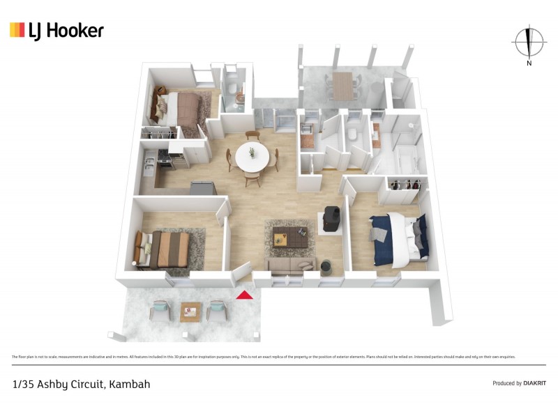 1/35 Ashby Circuit, Kambah ACT 2902 Floorplan